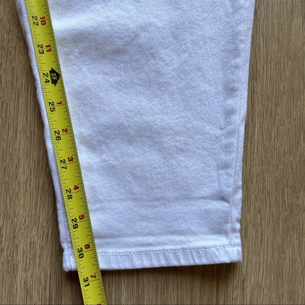 Deja Blue High Rise Distressed Skinny Jeans White Women’s Plus Size 24 - Picture 14 of 15